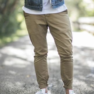Lreichert Men's Straight Fit Chino Pants — Cotton Twill